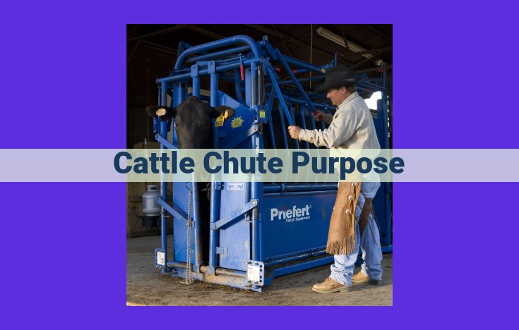 Essential Cattle Chutes: Enhancing Livestock Management for Safety, Efficiency, and Animal Well-being