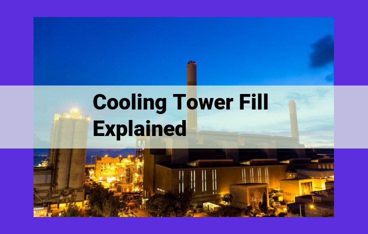 Optimize Cooling Tower Performance: A Guide to Fill Types and Features