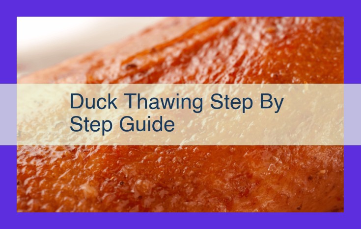 Ultimate Duck Thawing Guide: Quick and Safe Thawing for Perfect Results