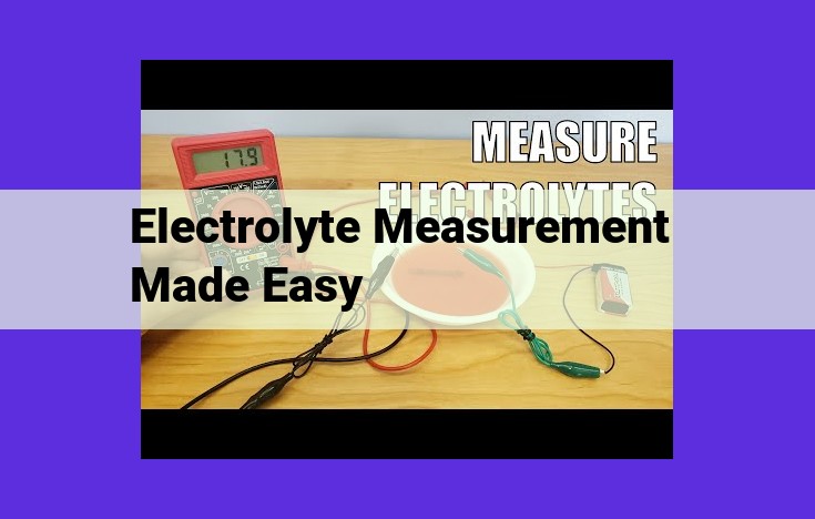 Electrolyte Measurement: Essential for Maintaining Optimal Health and Diagnosing Imbalances