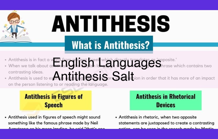 The Paradoxical Nature of Salt: Antithesis in English Language and Literature