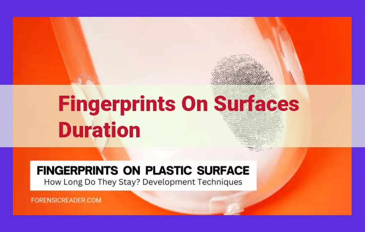 Fingerprint Longevity: Understanding Persistence and Preservation Techniques for Crime Scene Analysis