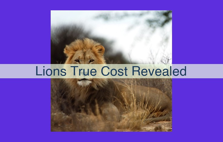 Unveiling the Plight of Lions: "Lions: True Cost Revealed"