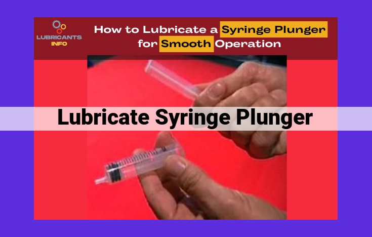 Optimize Syringe Performance: A Comprehensive Guide to Lubrication