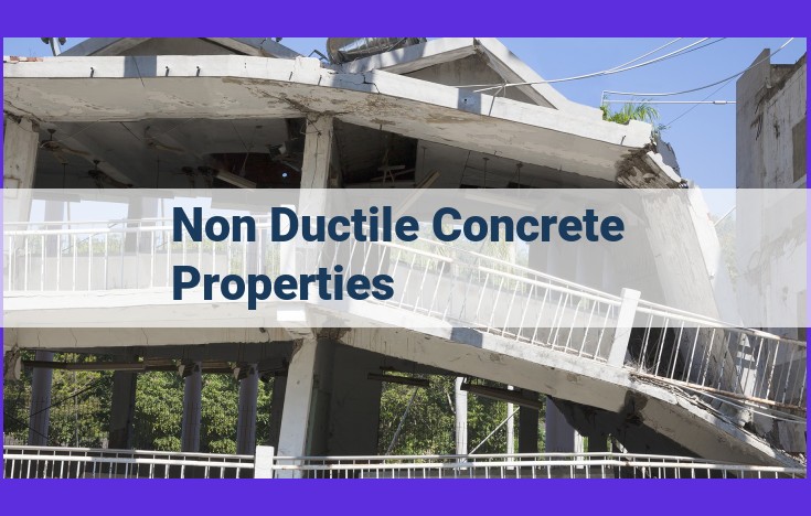 Title: Non-Ductile Concrete: Understanding Its Brittle Nature and Limitations