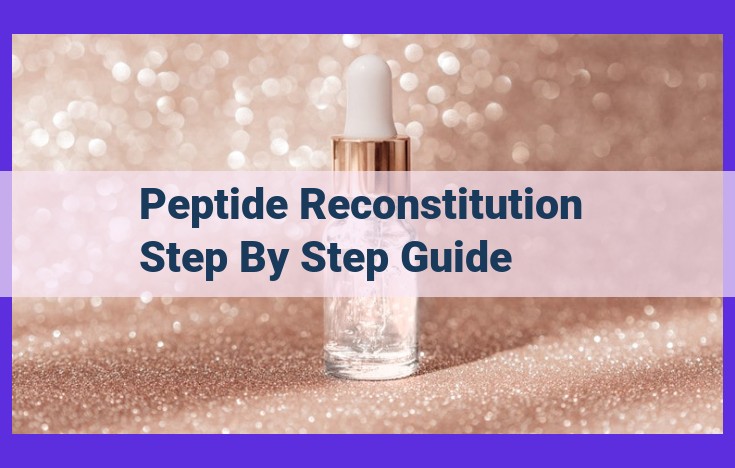 Ultimate Peptide Reconstitution Guide for Stable and Effective Peptides