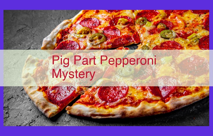 Unveiling the Culinary Symphony: Pig Parts and Pepperoni's Flavorful Embrace