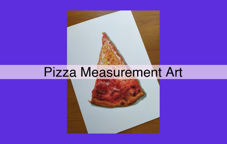 Pizza Measurement Art: An Artistic Culinary Canvas