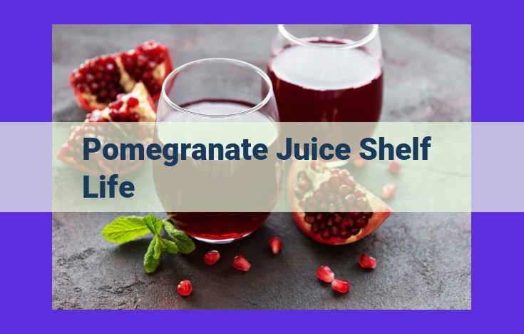 Maximize Pomegranate Juice Shelf Life: Factors, Conditions, and Preservation Techniques