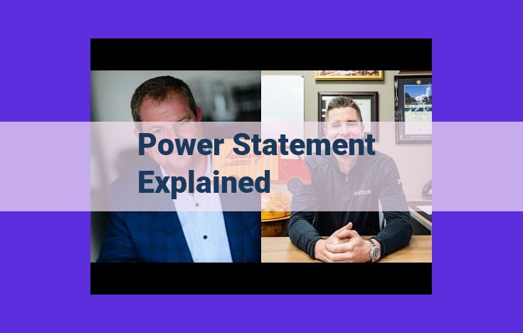 Unlock Your Potential: The Power of Power Statements for Personal and Professional Growth