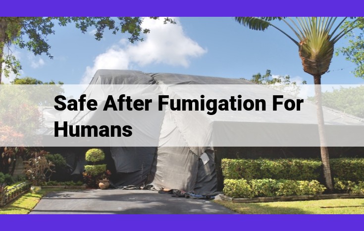 Staying Safe after Fumigation: Ensuring Human Well-being