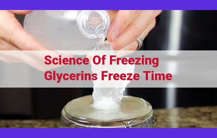 Understanding Glycerin Freezing: Optimizing Storage and Preservation through Phase Transition Control