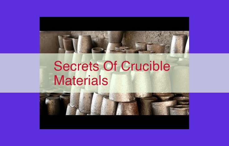 The Essential Guide to Crucible Materials: Understanding Properties for Optimal Metalworking