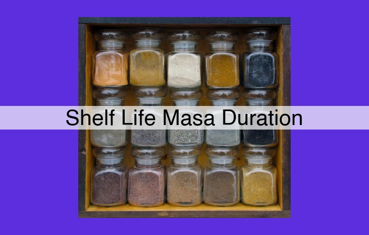 Masa Shelf Life: Maximizing Quality and Meeting Market Demands