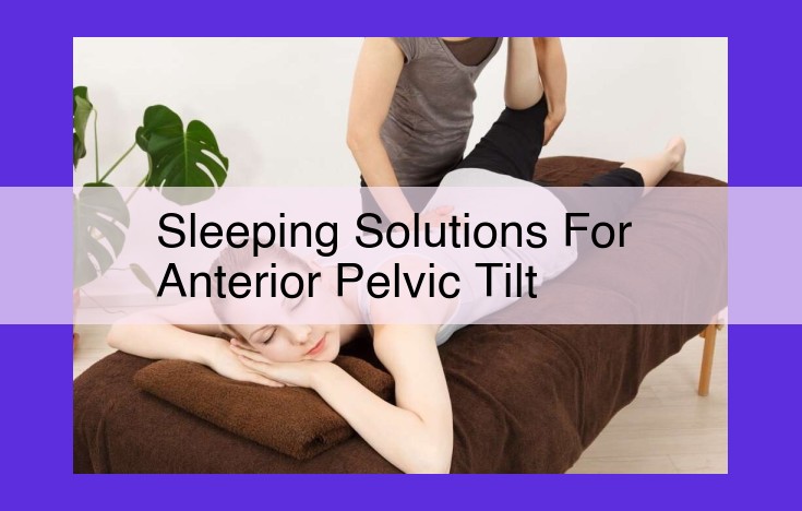 Optimal Sleep Positioning for Anterior Pelvic Tilt: Align Your Pelvis and Relieve Lower Back Strain