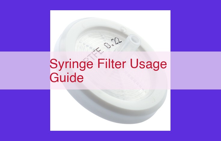 Comprehensive Syringe Filter Guide: Understanding Membrane Filtration for Sample Preparation and Sterilization