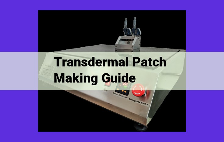 Transdermal Patches: A Comprehensive Guide to Design, Delivery, and Compliance